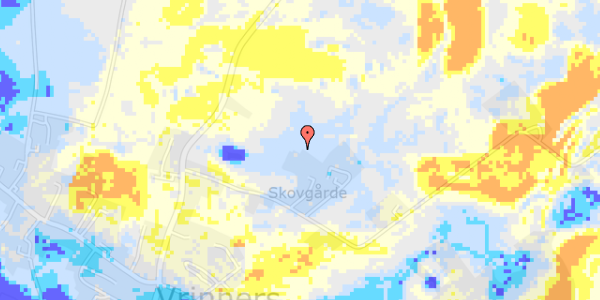 Ekstrem regn på Vestre Molsvej 43