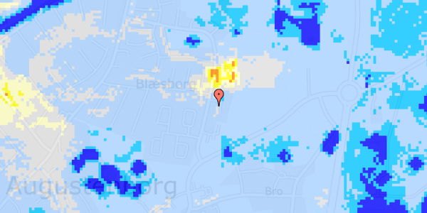 Ekstrem regn på Langgade 26