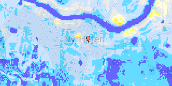 Ekstrem regn på Højen Kirkevej 3