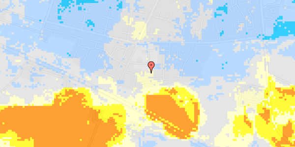 Ekstrem regn på Munkgårdkvarteret 134