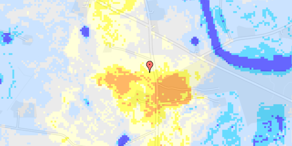 Ekstrem regn på Gl. Viborgvej 3B