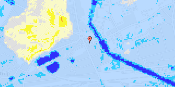 Ekstrem regn på Ndr.Ringgade 2