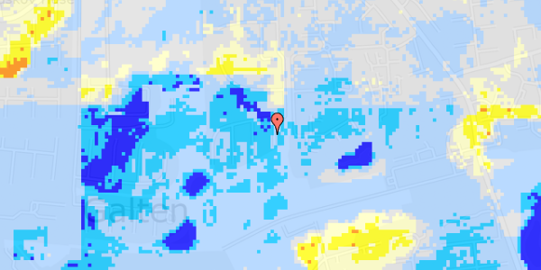 Ekstrem regn på Baastrup Lund 13