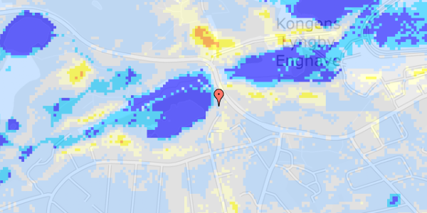 Ekstrem regn på Slotsvej 93