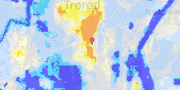 Ekstrem regn på Kohavevej 5, . b