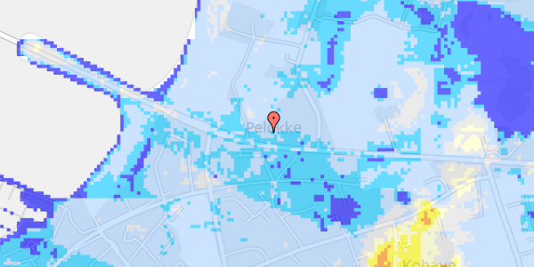 Ekstrem regn på Brohaverne Havekoloni 6