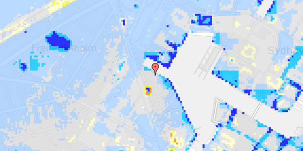 Ekstrem regn på Frederikskaj 12, 1. 