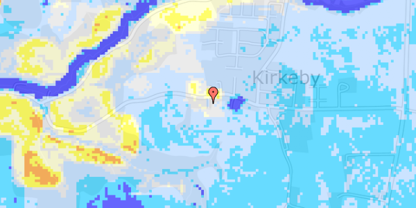 Ekstrem regn på Kirkebyvej 63