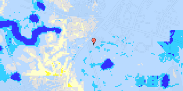 Ekstrem regn på Slet Parkvej 28G, st. 