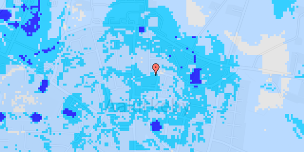 Ekstrem regn på Svanekegade 20