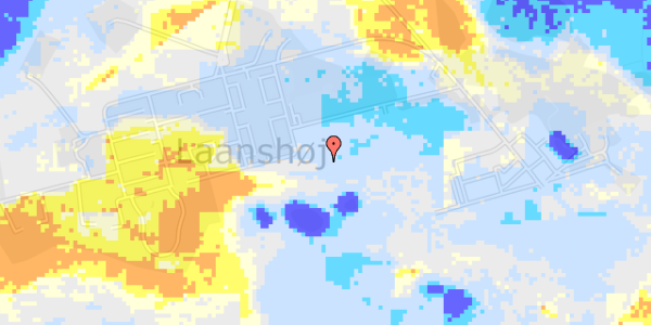 Ekstrem regn på Laanshøj Alle 28