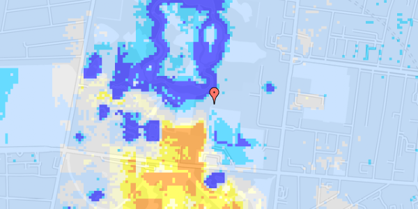 Ekstrem regn på Roskildevej 26L