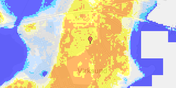 Ekstrem regn på Livøvej 50