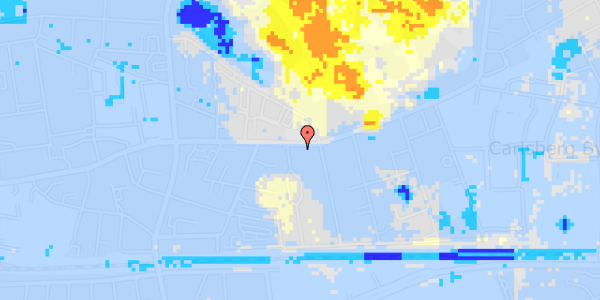 Ekstrem regn på Valby Langgade 19, st. 