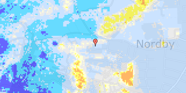 Ekstrem regn på Øgdal 11, st. 