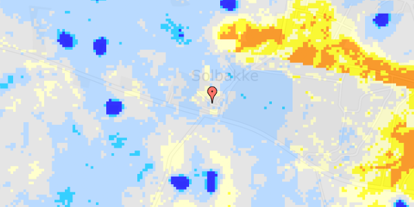 Ekstrem regn på Solbakkevej 26