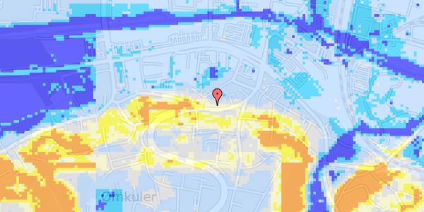 Ekstrem regn på Koldingvej 40