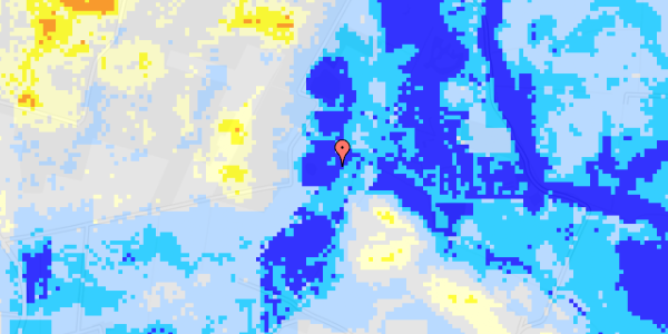 Ekstrem regn på Tyskebakken 6