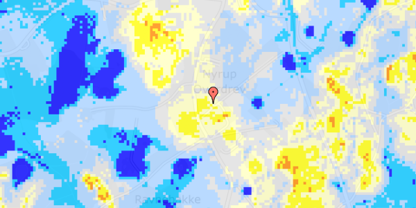 Ekstrem regn på Ørumgårdsvej 1A