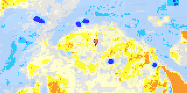 Ekstrem regn på Adonisvej 34