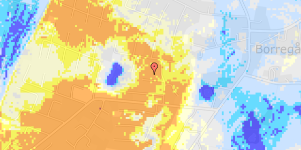 Ekstrem regn på Marthasvej 49