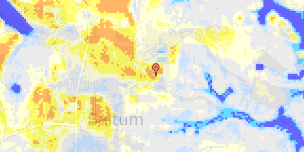 Ekstrem regn på Fælledvej 40