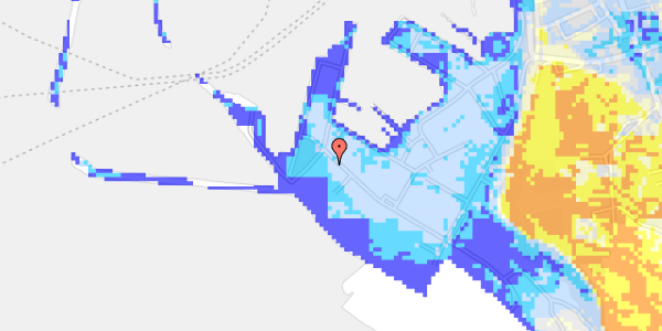 Ekstrem regn på Sydhavnsvej 4B