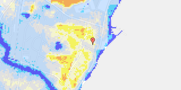 Ekstrem regn på Strandvangsvej 2E