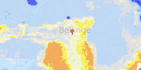 Ekstrem regn på Elmegårdsvej 3A, st. 4