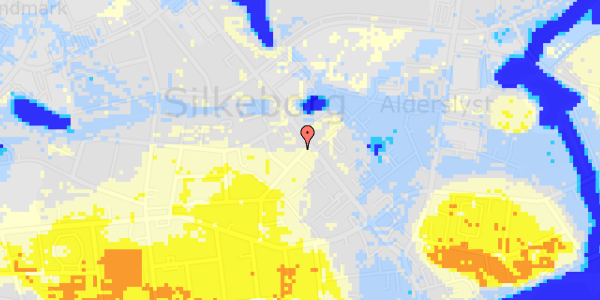 Ekstrem regn på Lundsgade 2G