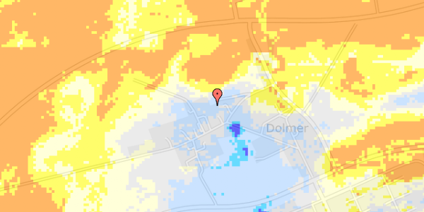 Ekstrem regn på Dolmer Bygade 14C