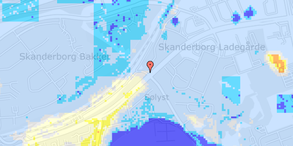 Ekstrem regn på Ladegårdsbakken 11A