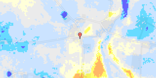 Ekstrem regn på Fjallerslevvej 1