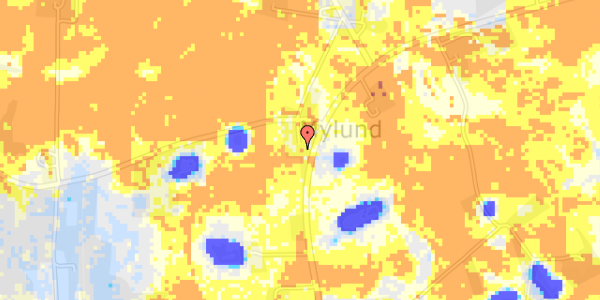 Ekstrem regn på Korsholtvej 34