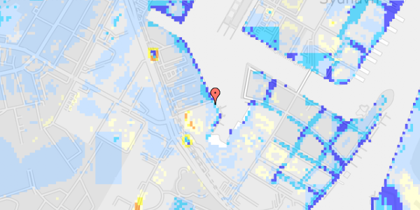 Ekstrem regn på Frederikskaj 2R, 4. tv