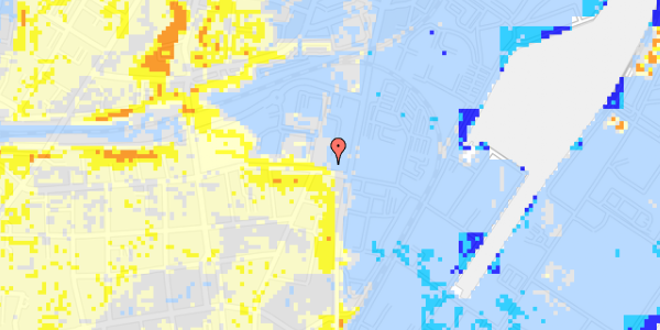 Ekstrem regn på Frederiks Plads 26