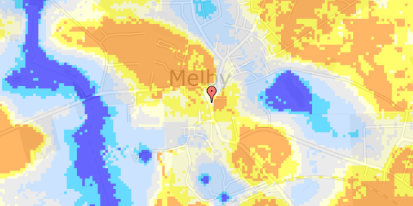 Ekstrem regn på Melbyvej 128C