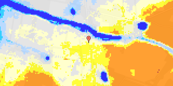 Ekstrem regn på Vang Mark 32