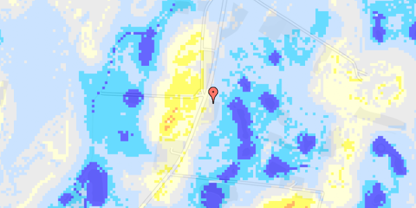 Ekstrem regn på Besser Kirkevej 6