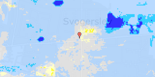 Ekstrem regn på Svogerslev Hovedgade 53