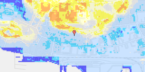 Ekstrem regn på Kordilgade 38, 1. th