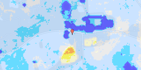 Ekstrem regn på Munkholmvej 370