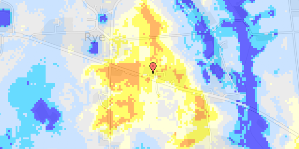 Ekstrem regn på Munkholmvej 387