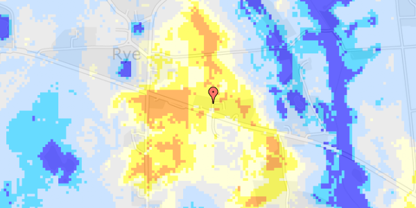 Ekstrem regn på Munkholmvej 389