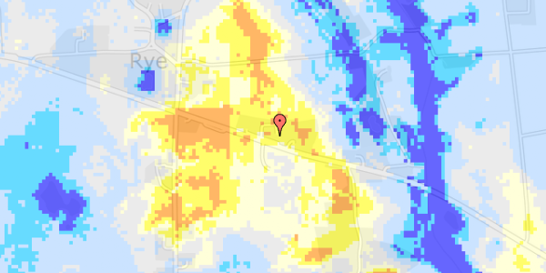 Ekstrem regn på Munkholmvej 391