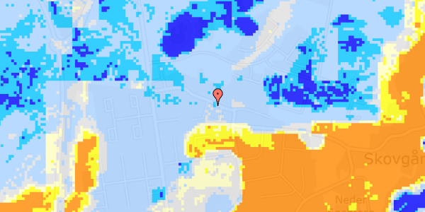 Ekstrem regn på Gl Egebjergvej 20