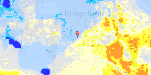 Ekstrem regn på Kragelundsvinget 4