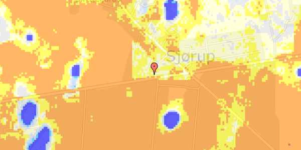 Ekstrem regn på Holstebrovej 260