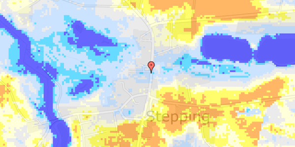 Ekstrem regn på Nørre Alle 5