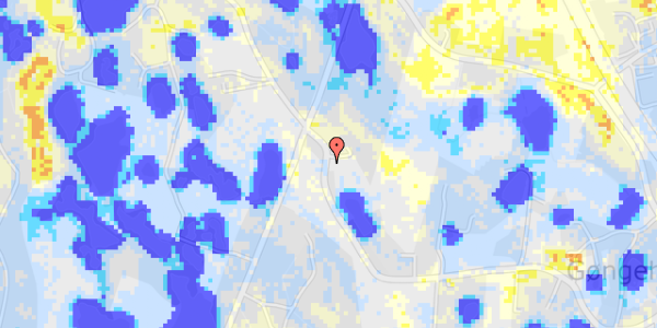 Ekstrem regn på Gøngehusvej 282A